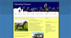Desktop Screenshot of pferdehof-gnauer.at